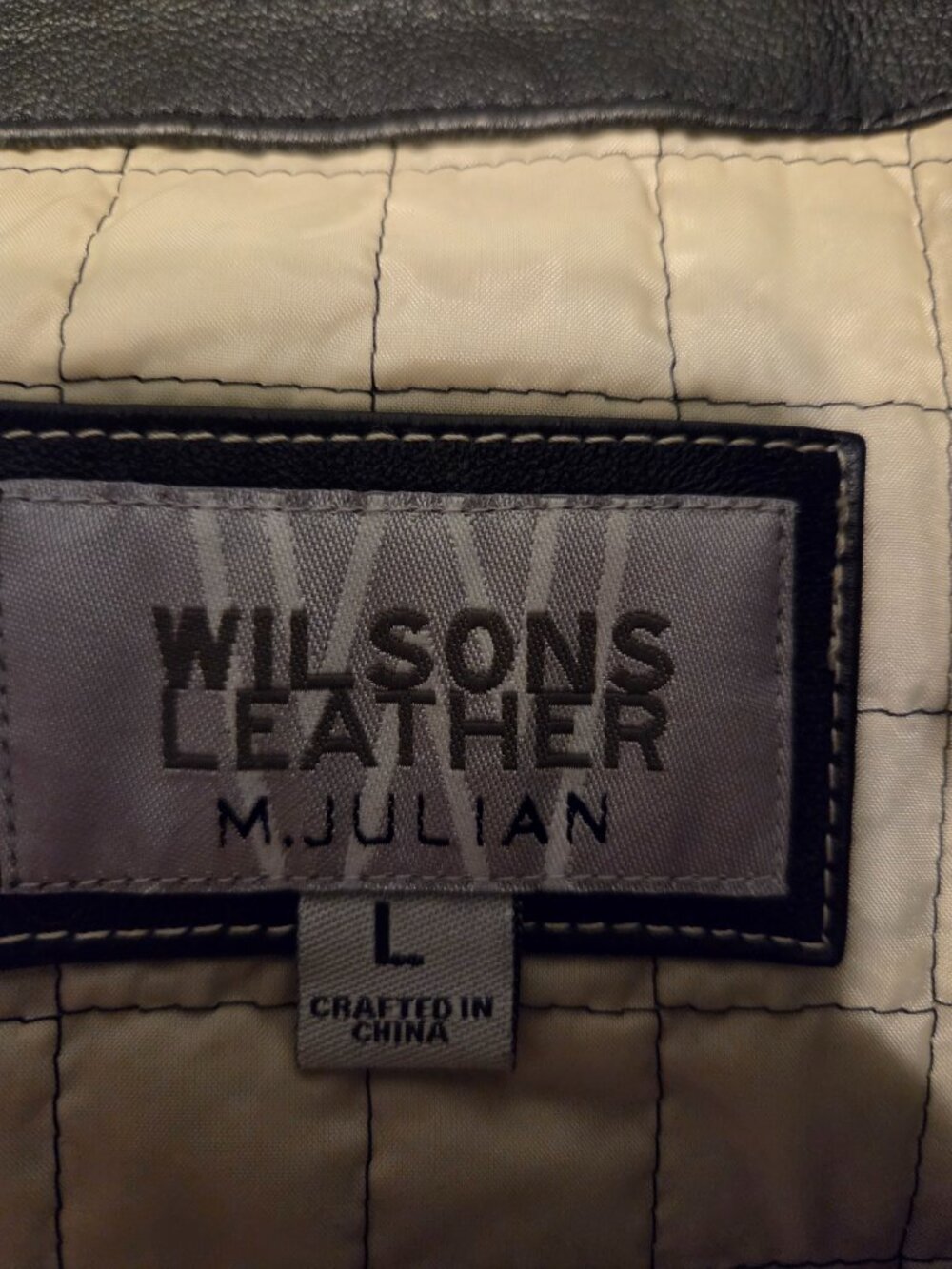 Mens Wilson Leather Jacket - Picture 3 of 4